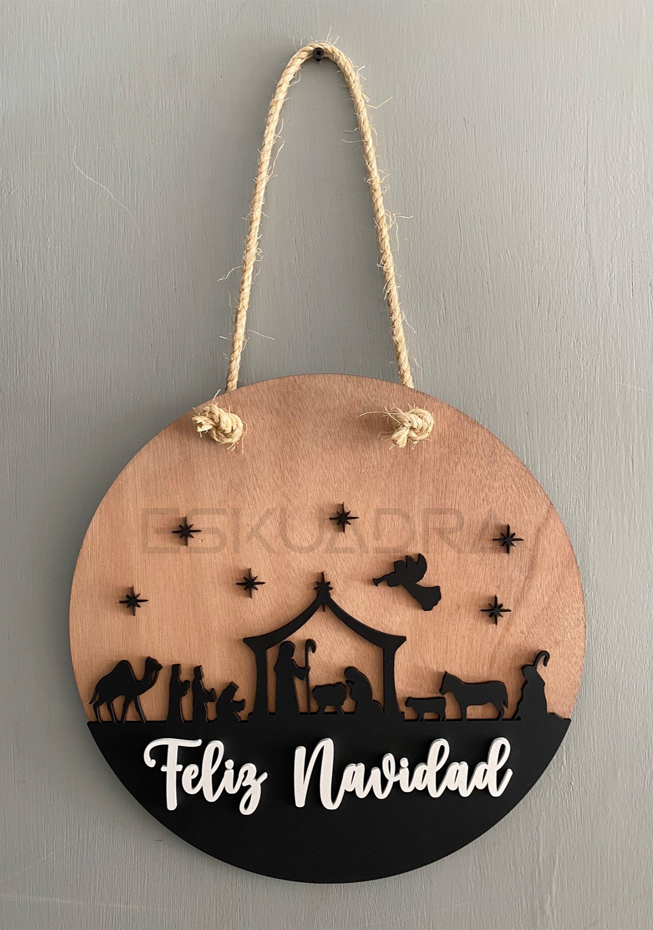 LETRERO PARA PUERTA - FELIZ NAVIDAD