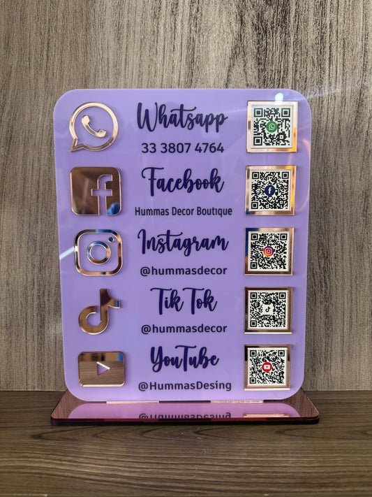 LETRERO REDES SOCIALES