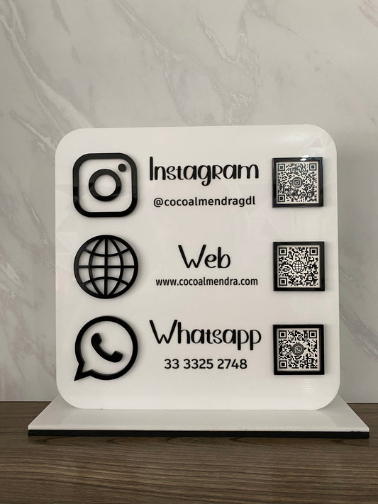 LETRERO REDES SOCIALES