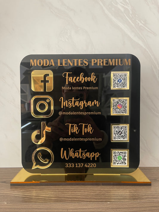 LETRERO REDES SOCIALES