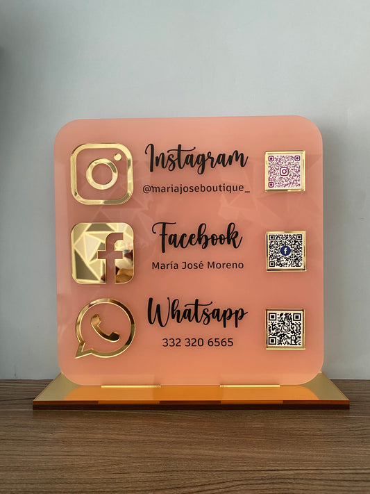 LETRERO REDES SOCIALES