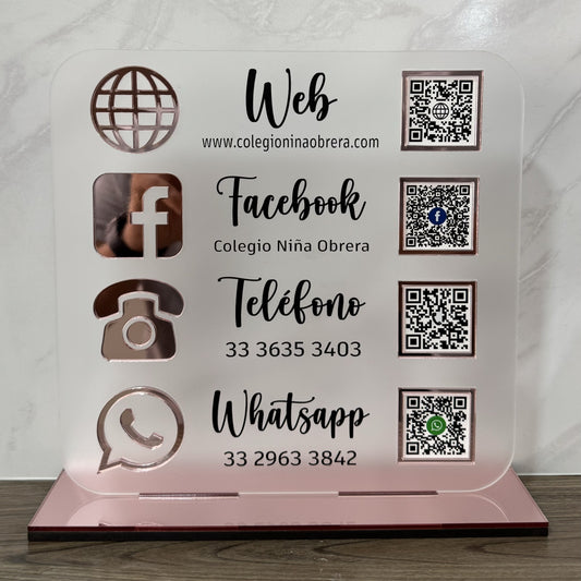 LETRERO REDES SOCIALES